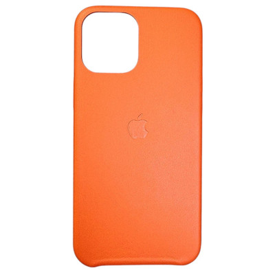 Накладка шкіряна (з мікрофіброю) Ahimsa PU Leather Case Logo для iPhone 12 Pro Max - помаранчевий Накладка шкіряна (з мікрофіброю) Ahimsa PU Leather Case Logo для iPhone 12 Pro Max - помаранчевий