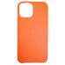 Накладка шкіряна (з мікрофіброю) Ahimsa PU Leather Case Logo для iPhone 12 Pro Max - помаранчевий