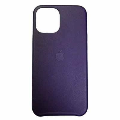 Накладка шкіряна (з мікрофіброю) Ahimsa PU Leather Case Logo для iPhone 12 Pro Max - фіолетовий Накладка шкіряна (з мікрофіброю) Ahimsa PU Leather Case Logo для iPhone 12 Pro Max - фіолетовий