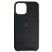 Накладка шкіряна (з мікрофіброю) Ahimsa PU Leather Case Logo для iPhone 12 Pro Max - чорний