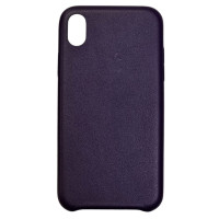 Накладка шкіряна (з мікрофіброю) Ahimsa PU Leather Case Logo для iPhone XR- фіолетовий Накладка шкіряна (з мікрофіброю) Ahimsa PU Leather Case Logo для iPhone XR- фіолетовий