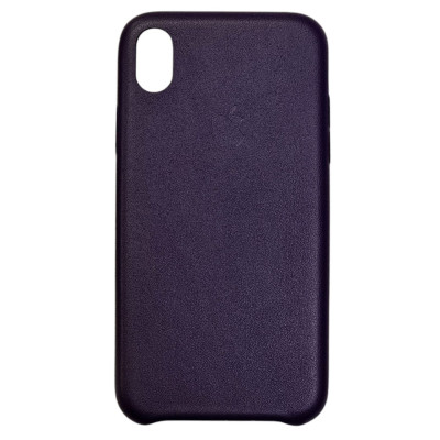 Накладка шкіряна (з мікрофіброю) Ahimsa PU Leather Case Logo для iPhone XR- фіолетовий Накладка шкіряна (з мікрофіброю) Ahimsa PU Leather Case Logo для iPhone XR- фіолетовий