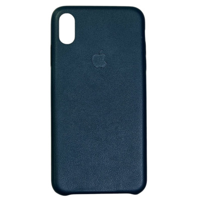 Накладка шкіряна (з мікрофіброю) Ahimsa PU Leather Case Logo для iPhone XS Max- зелений
