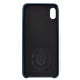 Накладка шкіряна (з мікрофіброю) Ahimsa PU Leather Case Logo для iPhone XS Max- зелений