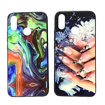 Накладка TPU + Glass для Huawei P Smart Plus/Nova 3i- арт мікс Накладка TPU + Glass для Huawei P Smart Plus/Nova 3i- арт мікс