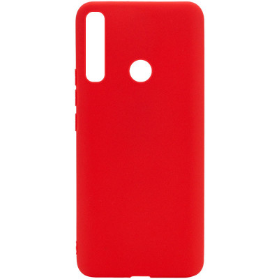 Накладка (з мікрофіброю) Aspor Silicone Full для Huawei Honor 20i- червоний