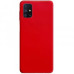 Накладка (з мікрофіброю) Aspor Silicone Full для Huawei Honor V30- червоний