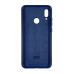 Накладка (з мікрофіброю) Aspor Silicone Full для Huawei P Smart 2019- синій