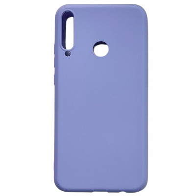Накладка (з мікрофіброю) Aspor Silicone Full для Huawei P40 Lite E- фіолетовий