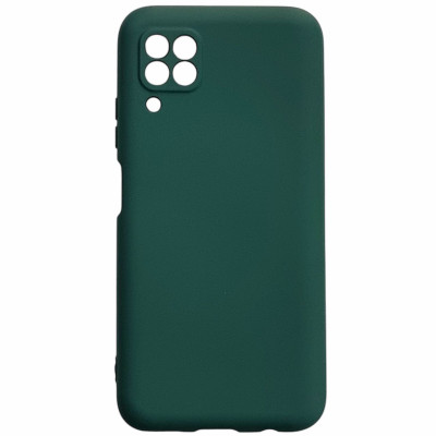 Накладка (з мікрофіброю) Aspor Silicone Full для Huawei P40 Lite- зелений