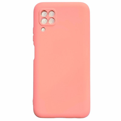 Накладка (з мікрофіброю) Aspor Silicone Full для Huawei P40 Lite- рожевий