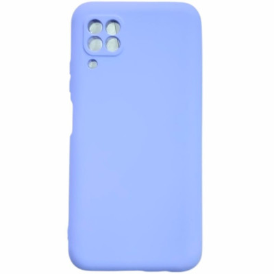 Накладка (з мікрофіброю) Aspor Silicone Full для Huawei P40 Lite- фіолетовий