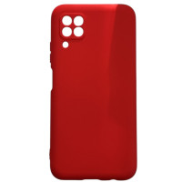 Накладка (з мікрофіброю) Aspor Silicone Full для Huawei P40 Lite- червоний