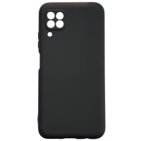 Накладка (з мікрофіброю) Aspor Silicone Full для Huawei P40 Lite- чорний