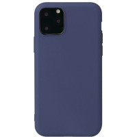 Накладка (з мікрофіброю) Aspor Silicone Full для iPhone 11 Pro (5.8)- синій