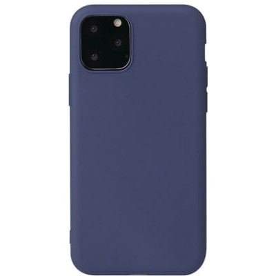 Накладка (з мікрофіброю) Aspor Silicone Full для iPhone 11 Pro (5.8)- синій