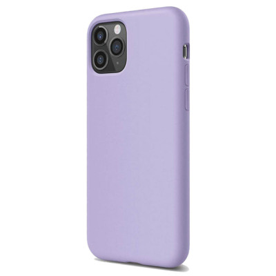 Накладка (з мікрофіброю) Aspor Silicone Full для iPhone 11 Pro (5.8)- фіолетовий
