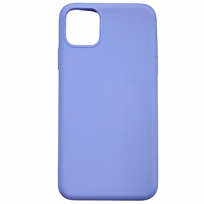 Накладка (з мікрофіброю) Aspor Silicone Full для iPhone 11 Pro Max (6.5)- фіолетовий