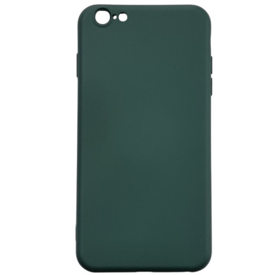 Накладка (з мікрофіброю) Aspor Silicone Full для iPhone 6- зелений