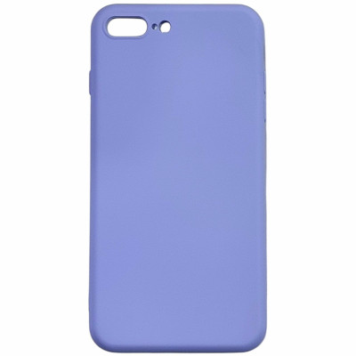 Накладка (з мікрофіброю) Aspor Silicone Full для iPhone 7 Plus/8 Plus- фіолетовий