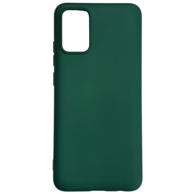 Накладка (з мікрофіброю) Aspor Silicone Full для Samsung A02S/A025- зелений