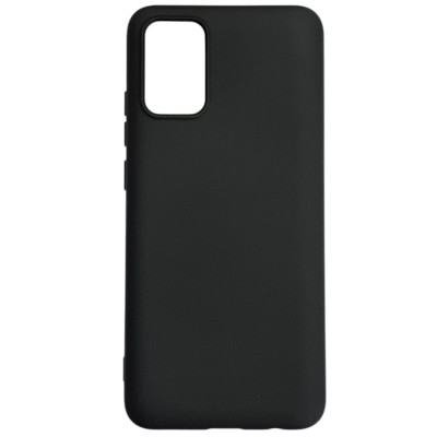 Накладка (з мікрофіброю) Aspor Silicone Full для Samsung A02S/A025- чорний