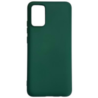 Накладка (з мікрофіброю) Aspor Silicone Full для Samsung A31/A315- зелений
