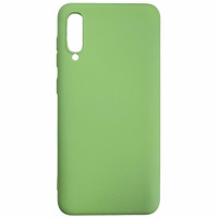 Накладка (з мікрофіброю) Aspor Silicone Full для Samsung A50/A505/A50S/A507/A30S/A307- салатовий
