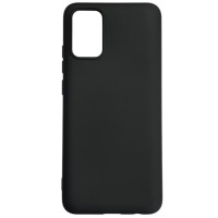 Накладка (з мікрофіброю) Aspor Silicone Full для Samsung S20- чорний