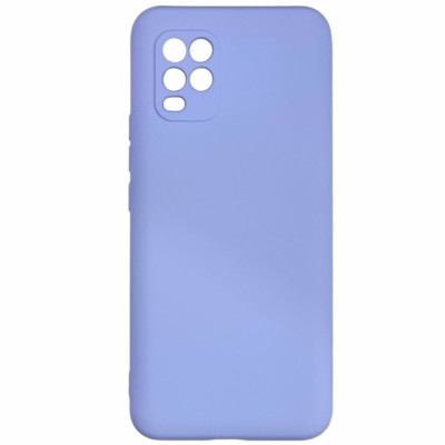 Накладка (з мікрофіброю) Aspor Silicone Full для Xiaomi Mi 10 Lite- фіолетовий