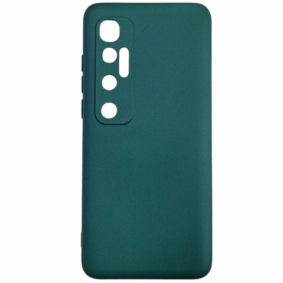 Накладка (з мікрофіброю) Aspor Silicone Full для Xiaomi Mi 10 Ultra- зелений
