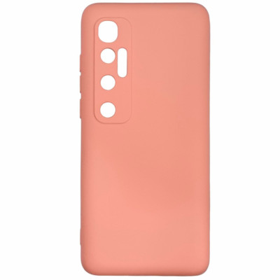 Накладка (з мікрофіброю) Aspor Silicone Full для Xiaomi Mi 10 Ultra- рожевий