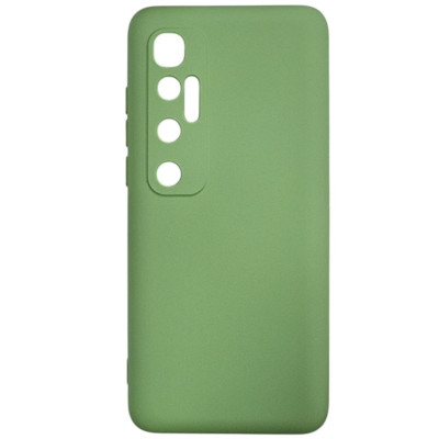 Накладка (з мікрофіброю) Aspor Silicone Full для Xiaomi Mi 10 Ultra- салатовий