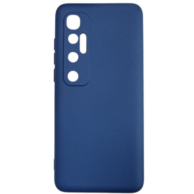 Накладка (з мікрофіброю) Aspor Silicone Full для Xiaomi Mi 10 Ultra- синій