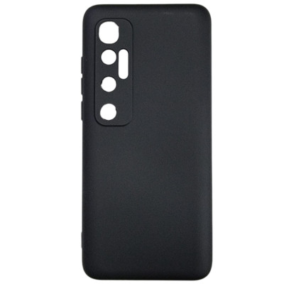 Накладка (з мікрофіброю) Aspor Silicone Full для Xiaomi Mi 10 Ultra- чорний