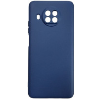 Накладка (з мікрофіброю) Aspor Silicone Full для Xiaomi Mi 10T Lite- синій