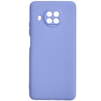 Накладка (з мікрофіброю) Aspor Silicone Full для Xiaomi Mi 10T Lite- фіолетовий