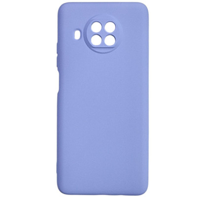 Накладка (з мікрофіброю) Aspor Silicone Full для Xiaomi Mi 10T Lite- фіолетовий