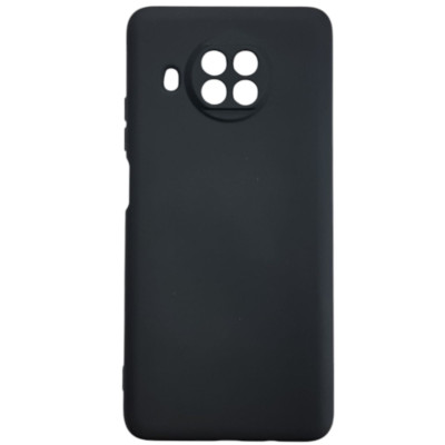 Накладка (з мікрофіброю) Aspor Silicone Full для Xiaomi Mi 10T Lite- чорний