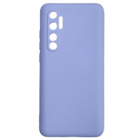Накладка (з мікрофіброю) Aspor Silicone Full для Xiaomi Mi Note 10 Lite- фіолетовий