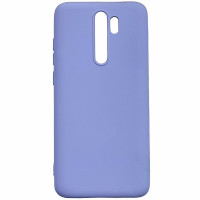 Накладка (з мікрофіброю) Aspor Silicone Full для Xiaomi Redmi Note 8 Pro- фіолетовий