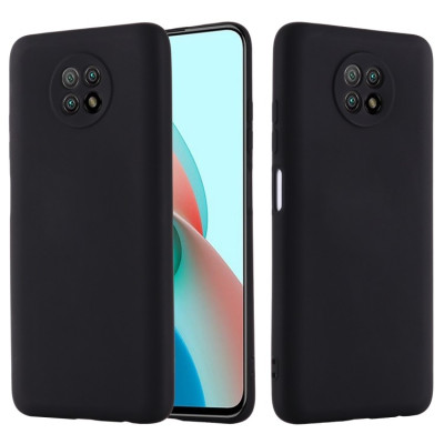 Накладка (з мікрофіброю) Aspor Silicone Full для Xiaomi Redmi Note 9T- чорний