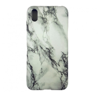 Накладка Marble Case для Huawei Y6 2019/Honor 8A- біло- сірий