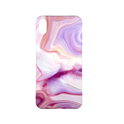Накладка Marble Case для iPhone XS Max- біло- рожевий Накладка Marble Case для iPhone XS Max- біло- рожевий