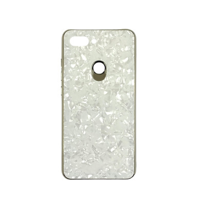 Накладка Marble Glass для Xiaomi Mi A3/CC9e- білий Накладка Marble Glass для Xiaomi Mi A3/CC9e- білий