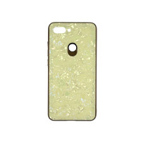 Накладка Marble Glass для Xiaomi Mi Play- золотий Накладка Marble Glass для Xiaomi Mi Play- золотий