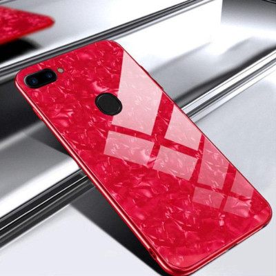 Накладка Marble Glass для Xiaomi Redmi 6a- червоний Накладка Marble Glass для Xiaomi Redmi 6a- червоний