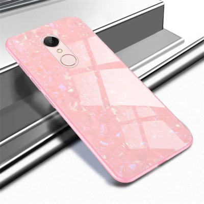 Накладка Marble Glass для Xiaomi Redmi 7- рожевий Накладка Marble Glass для Xiaomi Redmi 7- рожевий