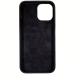 Накладка (з мікрофіброю) Silk Original Full Cover для iPhone 12 Pro Max 6.7`- чорний