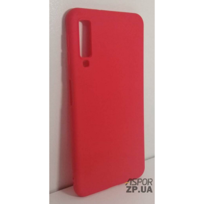 Накладка SMTT Soft Touch для Samsung A750/A7 2018 в тех. упаковці- червоний Накладка SMTT Soft Touch для Samsung A750/A7 2018 в тех. упаковці- червоний